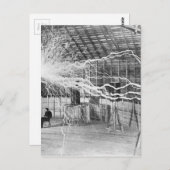 ニコラ・テスラ電気 ポストカード (正面/裏面)