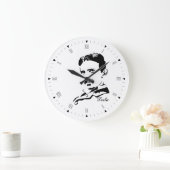 ニコラ・テスラ ラージ壁時計 (ホーム)