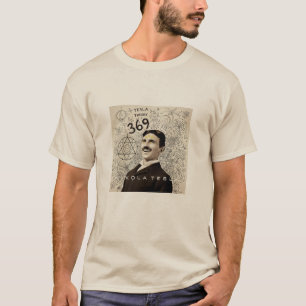 ニコラ・テスラ - 宇宙の369キー Tシャツ