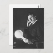 ニコラ・テスラ、1898年。 ポストカード (正面/裏面)