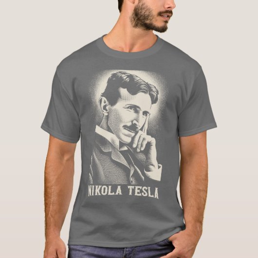 ニコラ・テスラ Tシャツ (正面)