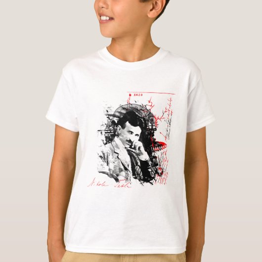 ニコラ・テスラ Tシャツ (正面)