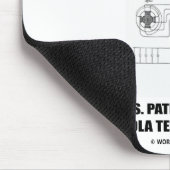 ニコラ・テスラACダイナモの電気システムのパテント マウスパッド (コーナー)