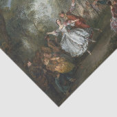 ニコラ・ランクレのカマルゴの踊り 薄葉紙 (詳細)