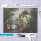 ニコラ・ランクレのカマルゴの踊り 薄葉紙 (クラフト)