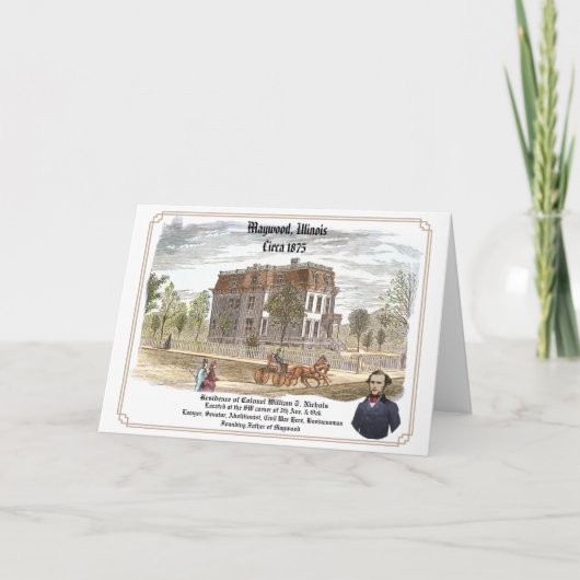 ニコルズ大佐の邸宅 カード (正面)