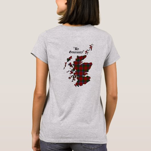 ニコルソン氏族 女性用 Tシャツ (裏面)