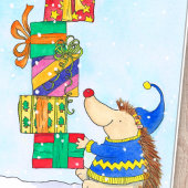 ニコル・ジャネスによるメリークリスマスグリーティングカード カード