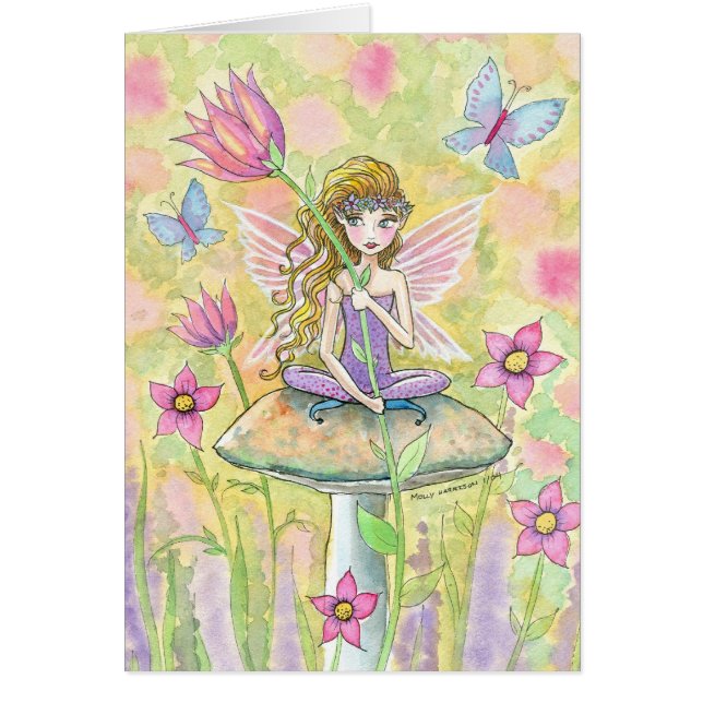 ニコレットの花の妖精カード (正面)