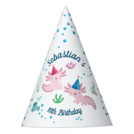 ニコロトルホワイトバースデーパーティーハット パーティーハット