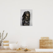 ニコロパガニーニ1830のバスト ポスター (キッチン)