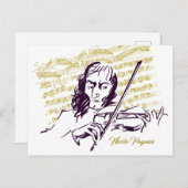 ニコロパガニーニ ポストカード (正面/裏面)