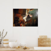 ニコロ・マキャヴェリ氏の勉強、Stephano Ussi著 ポスター (キッチン)