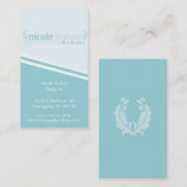 ニコールのためのカスタムな名刺 名刺 (正面/裏面)