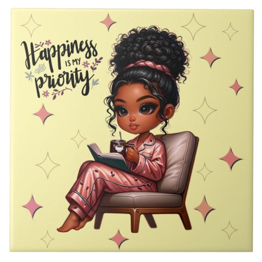 ニコールの幸せが私の優先セラミックタイル タイル (正面)