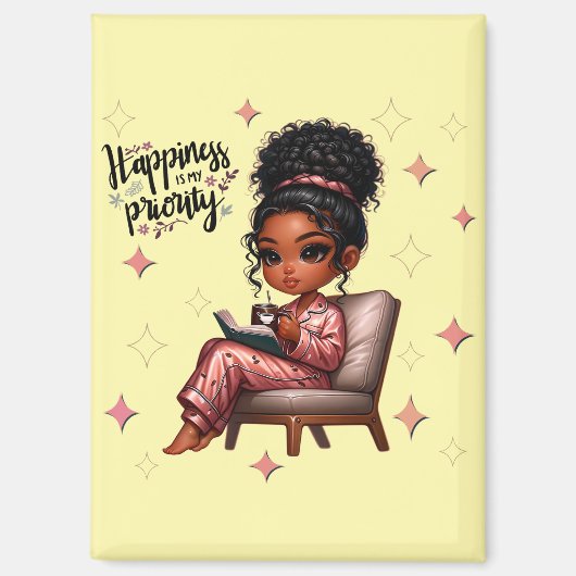 ニコールの幸せが私の優先磁石である マグネット (正面)