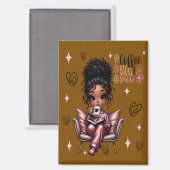 ニコールコーヒーブックマグネット マグネット (正面/裏面)