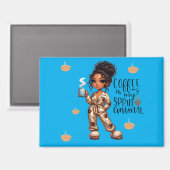 ニコールコーヒー精霊動物磁石 マグネット (正面/裏面)