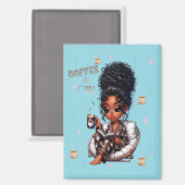 ニコールコーヒー&チルマグネット マグネット (正面/裏面)