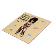 ニコールコーヒー&マスカラセラミックタイル タイル (側面)