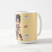 ニコールコーヒー&マスカラマグ コーヒーマグカップ (正面右)