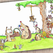 ニコールジャネスによるイースターポストカード シーズンポストカード