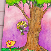 ニコールジャネスによるシャイなバレンタインデーハガキ ポストカード