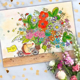 ニコールジャネスのフラワーポストカード ポストカード