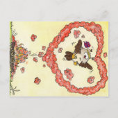 ニコールヤネスによるSMOKEポストカードのハート ポストカード (正面)