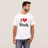 ニコール大好き Tシャツ (正面フル)