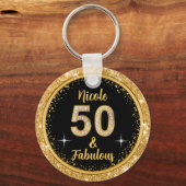 ニコール特別注文50品と素晴らしい誕生日 キーホルダー (正面)