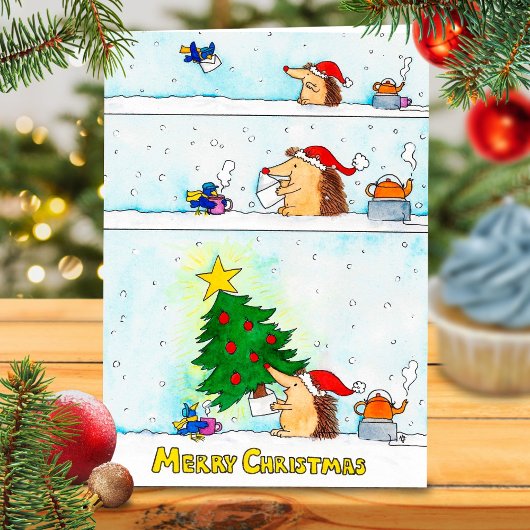 ニコール・ジェインズによるクリスマスレターのグリーティングカード カード