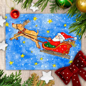 ニコール・ジェインズによるサンタのポストカード シーズンポストカード