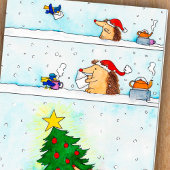 ニコール・ジェインズのクリスマスレターのグリーティングカード カード