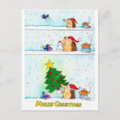 ニコール・ジェインズのクリスマスレターのポストカード シーズンポストカード (正面)