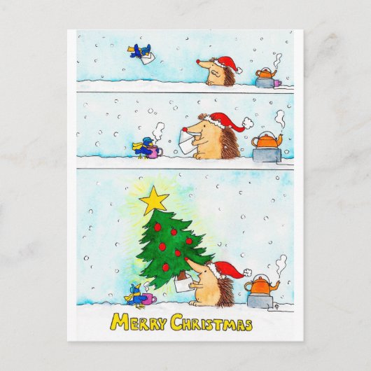 ニコール・ジェインズのクリスマスレターのポストカード シーズンポストカード (正面)