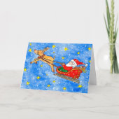 ニコール・ジェインズのサンタのグリーティングカード シーズンカード (正面)