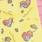 ニコール・ジェインズのチーズハートのグリーティングカード カード