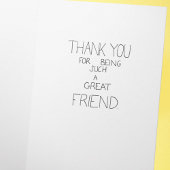 ニコール・ジェインズの「助けてくれてありがとう」カード サンキューカード