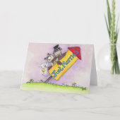 ニコール・ジェインズの「新婚おめでとう」グリーティングカード カード (正面)