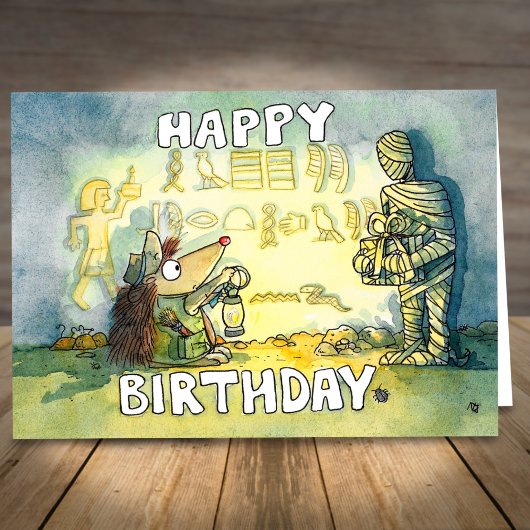 ニコール・ジェーンズによる歴史マニアのための誕生日お祝い カード
