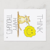 ニコール・ジェーンズによる"HAPPY THOUGHTS" ポストカード (正面)