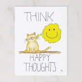 ニコール・ジェーンズによる"HAPPY THOUGHTS" ポストカード