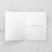 ニコール・ジェーンズによる「THINKING OF YOU」グリーティングカード カード (内部)