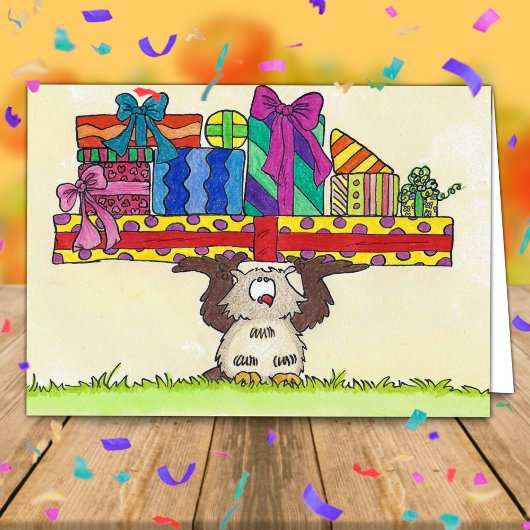 ニコール・ジェーンズによるHAPPY BIRTHDAYグリーティングカード カード