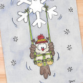 ニコール・ジェーンズによるHAPPY WINTERDAYS ポストカード