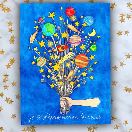 ニコール・ジャネスによるジェテデクロチェライラルーネのはがき ポストカード