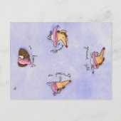 ニコール・ジャネスによるヘッジホッグのバレエ葉書 ポストカード (正面)