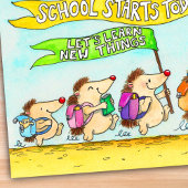 ニコール・ジャネスによる学校はがきの初日 ポストカード