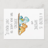 ニコール・ジャネスによる恐竜の友だち葉書 ポストカード (正面)